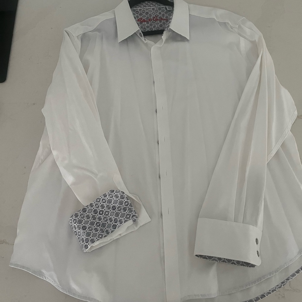 Robert Graham 3XL  Button Down Shirt Long Sleeve Collared Striped